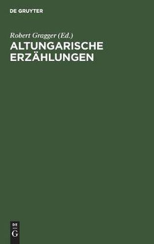 Cover image for Altungarische Erzahlungen