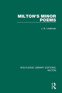 Cover image for Milton's Minor Poems