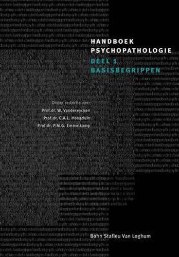 Cover image for Handboek Psychopathologie