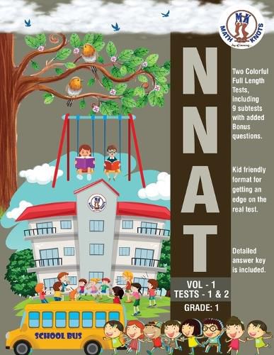 Cover image for NNAT - Grade 1 - VOL - 1 - TESTS - 1 & 2