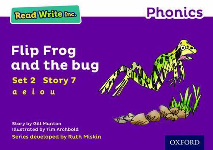 Cover image for Read Write Inc. Phonics: Purple Set 2 Storybook 7 Flip Frog and the Bug