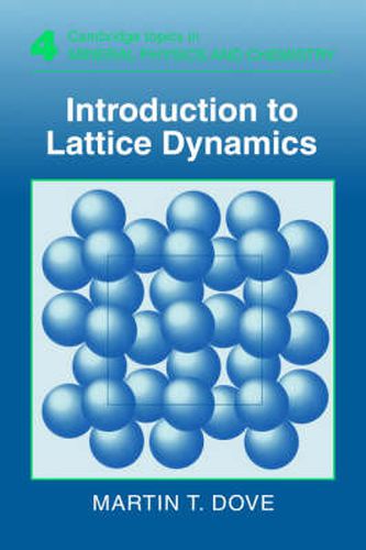 Cover image for Introduction to Lattice Dynamics