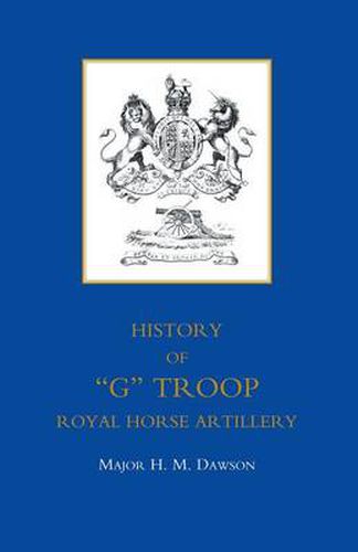 Cover image for Story of  G  Troop,Royal Horse Artillery