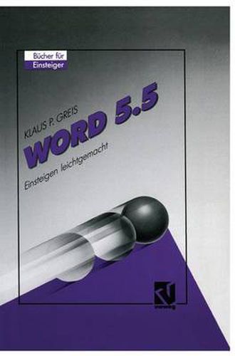 Cover image for Word 5.5: Einsteigen Leichtgemacht