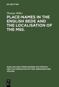 Cover image for Place-names in the English Bede and the localisation of the mss.