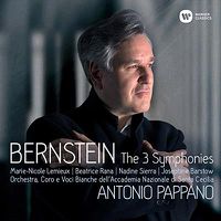 Cover image for Bernstein 3 Symphonies