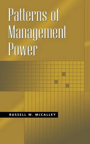 Cover image for Patterns of Management Power