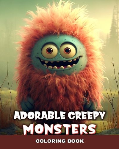 Cover image for Adorable Creepy Monsters Coloring Book