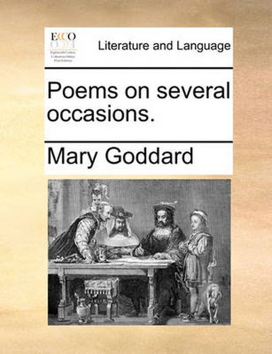 Cover image for Poems on Several Occasions.