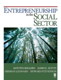 Cover image for Entrepreneurship in the Social Sector