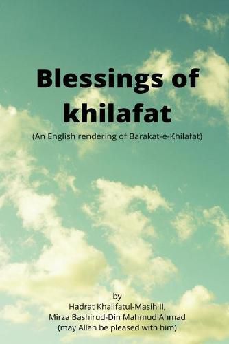 Cover image for Blessings of khilafat