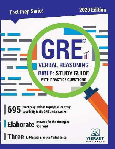 Cover image for GRE Verbal Reasoning Bible: Study Guide with Practice Questions