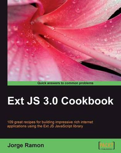 Cover image for Ext JS 3.0 Cookbook