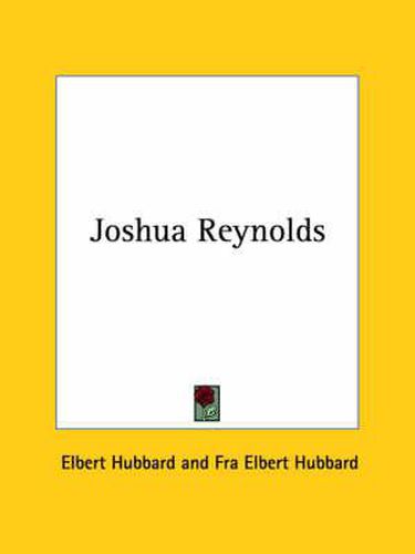 Cover image for Joshua Reynolds