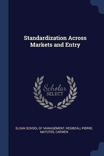 Cover image for Standardization Across Markets and Entry