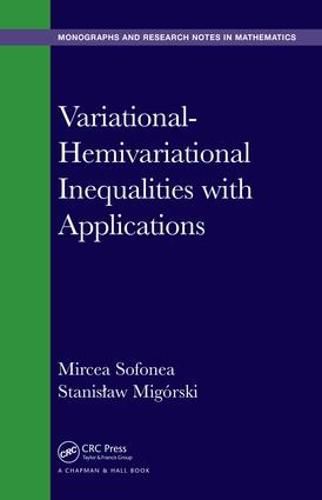 Cover image for Variational-Hemivariational Inequalities with Applications