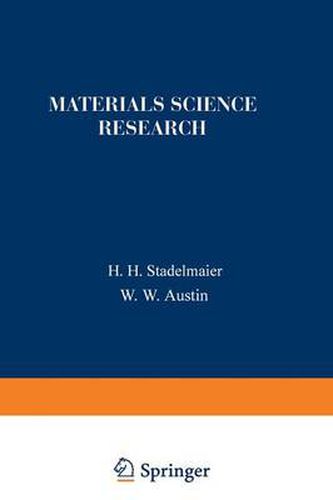 Cover image for Materials Science Research