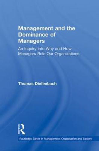 Cover image for Management and the Dominance of Managers