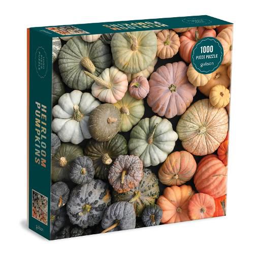 Cover image for Heirloom Pumpkins 1000 Piece Puzzle in Square Box