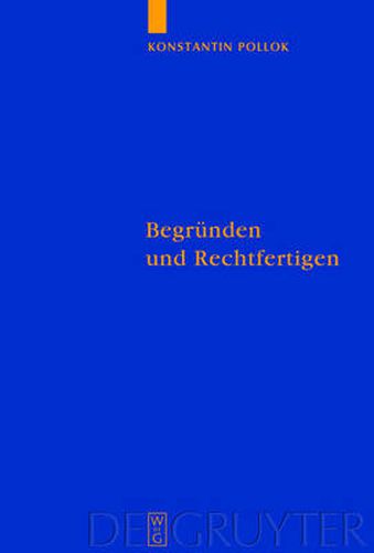 Cover image for Begrunden und Rechtfertigen