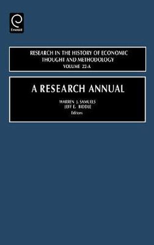 Cover image for A Research Annual