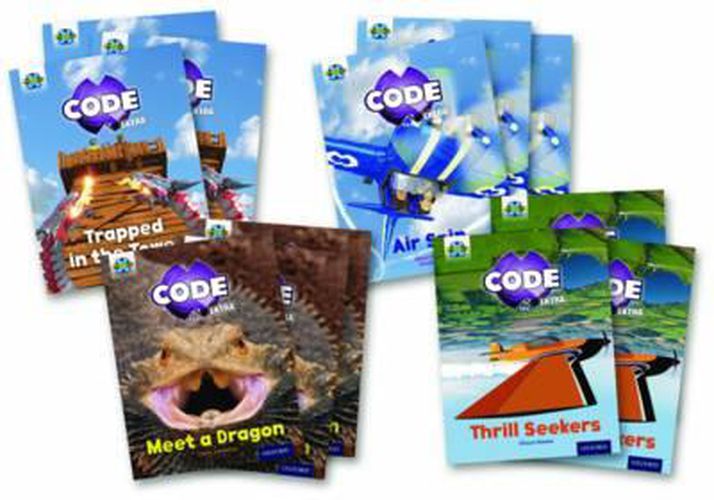 Cover image for Project X CODE Extra: Light Blue Book Band, Oxford Level 4: Dragon Quest and Wild Rides, Class pack of 12