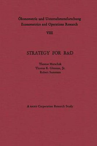 Cover image for Strategy for R&D: Studies in the Microeconomics of Development