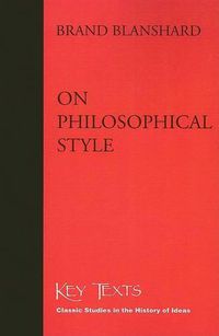 Cover image for On Philosophical Style