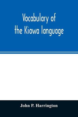 Cover image for Vocabulary of the Kiowa language