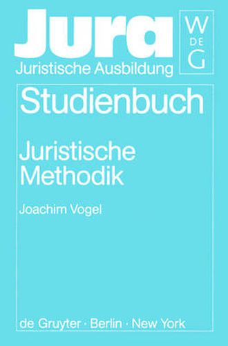 Cover image for Juristische Methodik