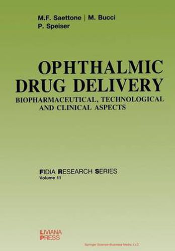 Cover image for Ophthalmic Drug Delivery: Biopharmaceutical, Technological and Clinical Aspects
