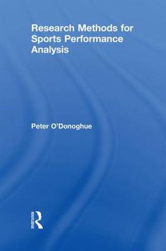 Cover image for Research Methods for Sports Performance Analysis