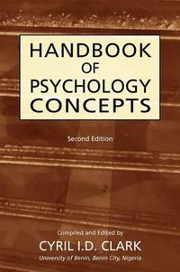 Cover image for Handbookof Psychology Concepts