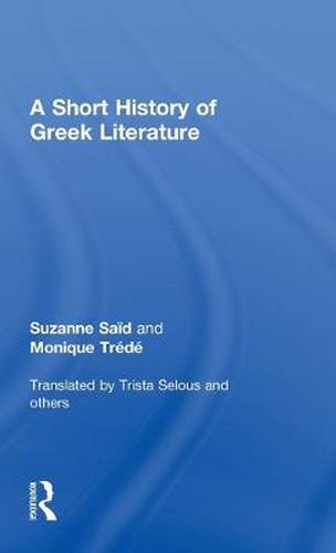 Cover image for A Short History of Greek Literature