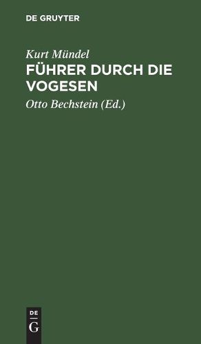 Cover image for Fuhrer durch die Vogesen