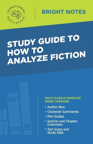 Cover image for Study Guide to How to Analyze Fiction