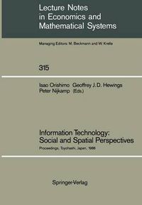 Cover image for Information Technology: Social and Spatial Perspectives