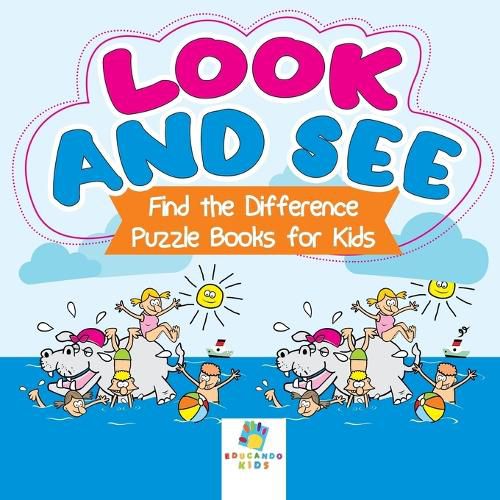 Cover image for Look and See Find the Difference Puzzle Books for Kids