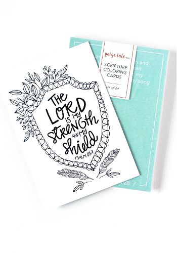 Cover image for Scripture Coloring Cards