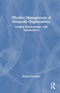 Cover image for Effective Management of Nonprofit Organizations