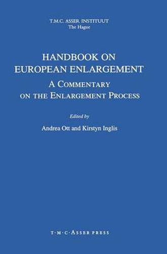 Cover image for Handbook on European Enlargement:A Commentary on the Enlargement Process