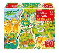 Cover image for Usborne Book and Jigsaw At the Zoo
