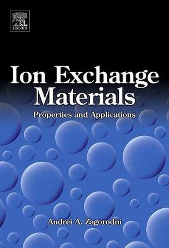 Cover image for Ion Exchange Materials: Properties and Applications