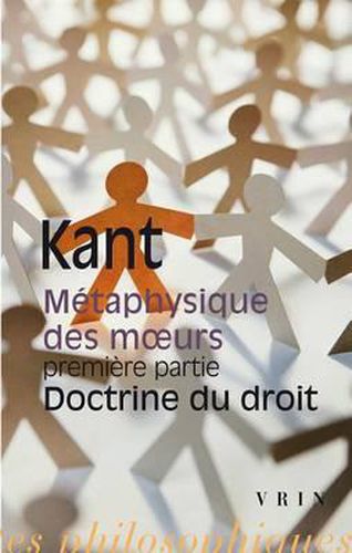 Metaphysique Des Moeurs Premiere Partie Doctrine Du Droit