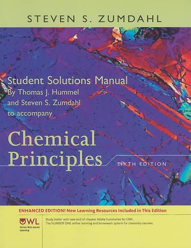 Cover image for Student Solutions Manual for Chemical Principles
