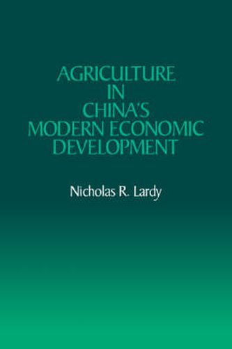 Cover image for Agriculture in China's Modern Economic Development