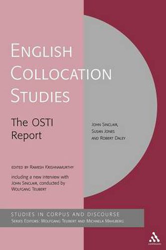 English Collocation Studies: The OSTI Report