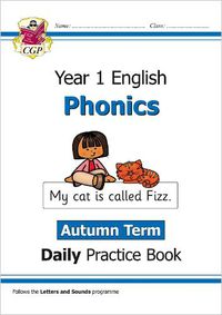 Cover image for KS1 Phonics Year 1 Daily Practice Book: Autumn Term