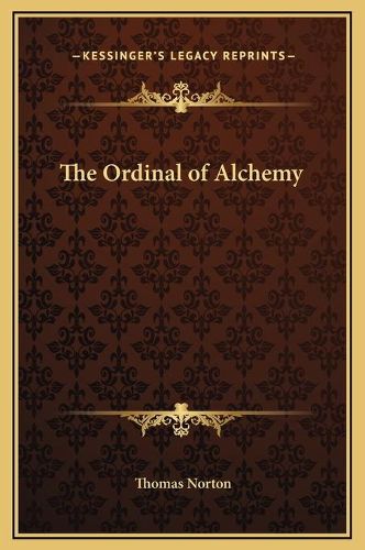 The Ordinal of Alchemy