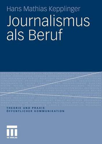 Cover image for Journalismus ALS Beruf